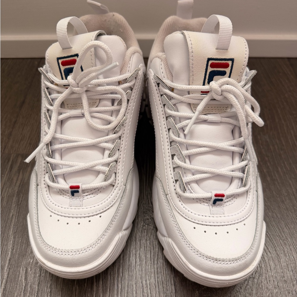 FILA Disruptor II Women’s Chunky White Sneakers